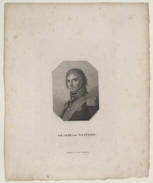 Bildnis des Fr. Max. von Klinger