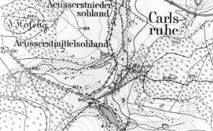 Sohland a. d. Spree. Meßtischblatt, Sekt. Schirgiswalde, 1882