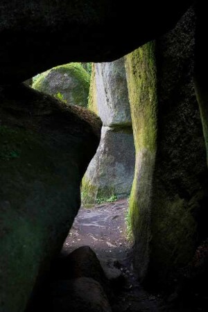 Frankreich. Bretagne. Finistere. Huelgoat. Felsenmeer. Chaos du Moulin