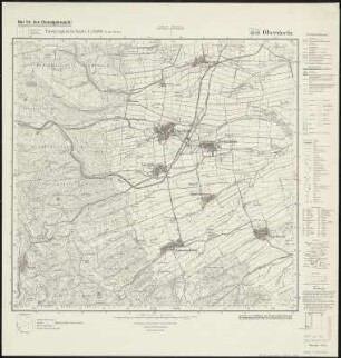 Meßtischblatt 4828 : Oberdorla, 1936 : Oberdorla. - Hrsg. 1909, einz. Nachtr. 1936. - 1:25000. - [Berlin]: Reichsamt für Landesaufnahme, 1936. - 1 Kt.
