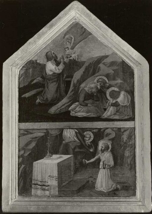 Christus im Garten Gethsemane und büßender Hieronymus