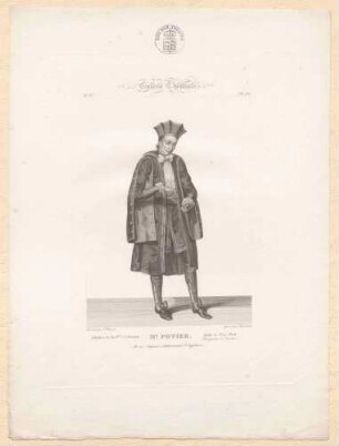 Kostümbilder aus "Galerie Théâtrale": Théâtre de la Porte St. Martin