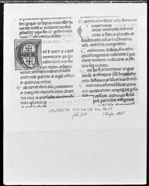 Vollbrevier — Initiale E, Folio 257recto