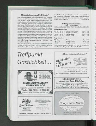 Mitgestaltung an "De Börner"