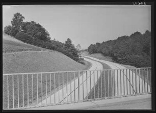 Rothschönberg, Straßenbrücke über die Autobahn zwischen Wilsdruff und Siebenlehn