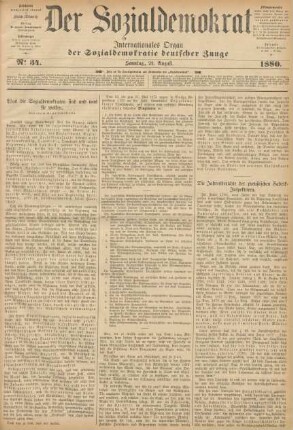 No 34. Sonntag, 22. August. 1880.
