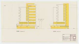 Wohn- und Geschäftshaus Bayreuther Straße 11, Berlin-Schöneberg: Ansichten 1:100