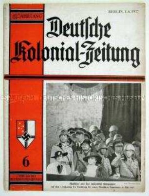 "Deutsche Kolonial-Zeitung" u.a. über das Britische Empire und die Ausstellung "Schaffendes Volk ohne Raum" in Düsseldorf