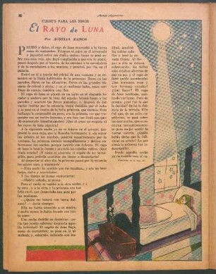 El rayo de luna : Cuento para los niños