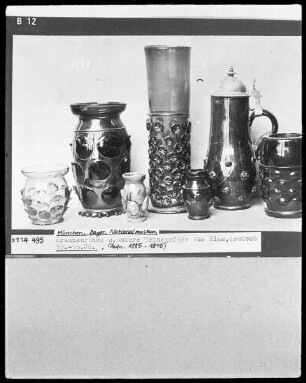 Krautstrünke und andere Trinkgefäße aus Glas