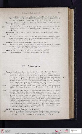 III.Astronomen (Nr. 3814 - 3885)