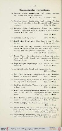 Orientalische Porzellane (Nr. 183-222)