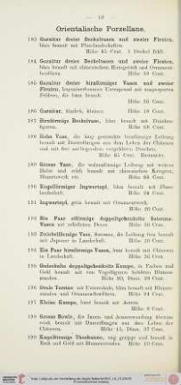 Orientalische Porzellane (Nr. 183-222)