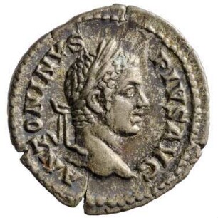 Münze, Denar, 209 - 212 n. Chr.