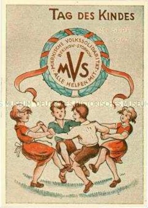 Postkarte der "Märkischen Volkssolidarität"