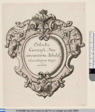 Etliche Curieuse Neu inventirte Schild