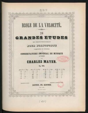 N°. 15: École de la vélocité
