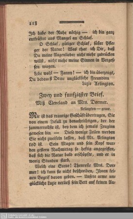 Zwey und funfzigster Brief