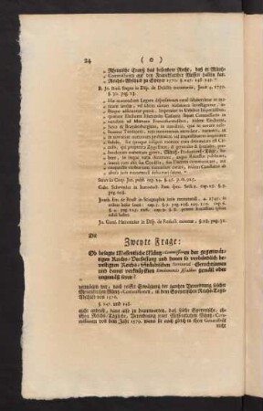 24-64, Zweyte Frage