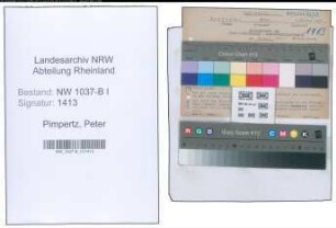 Entnazifizierung Peter Pimpertz , geb. 01.10.1897 (Steuerberater)