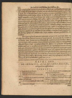 Caput LXIII. De Indiciis, Quae Ex Causa Delicti, ut loquuntur, descendunt.