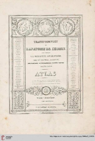 Band 3, Atlas: Traité complet de l'anatomie de l'homme: comprenant la médicine opératoire