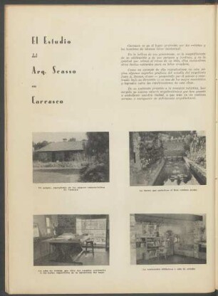 El estudio del arq. Scasso en Carrasco