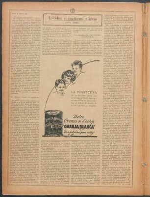 Laicismo y enseñanza religiosa : Carta abierta