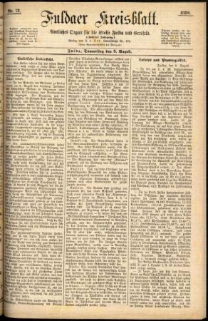 Ausgabe vom Donnerstag, den 05. August 1880.