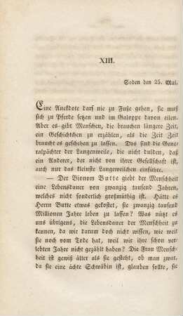 XIII. Soden den 25. Mai