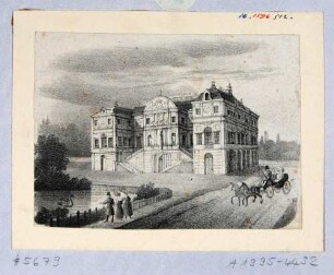 Das Palais im Großen Garten in Dresden von Osten