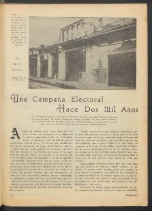 Una campaña electoral hace dos mil años