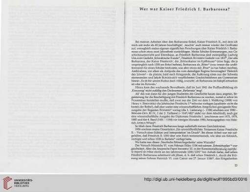 Wer war Kaiser Friedrich I. Barbarossa?