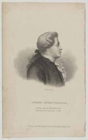 Bildnis des Johann Georg Forster
