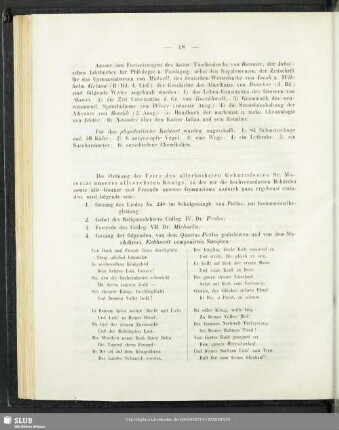 [Programmablauf der Feier]