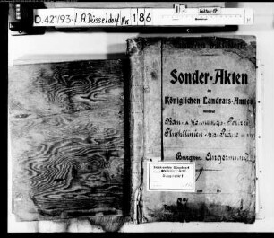 Bau- und Wohnungspolizei, Fluchtlinienpläne pp. in der Bürgermeisterei Angermund.