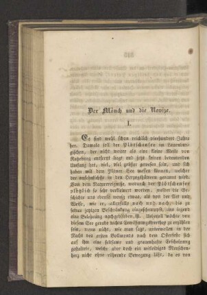 Der Mönch und die Novize.