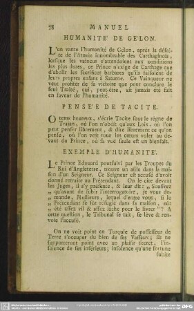 Pensée De Tacite