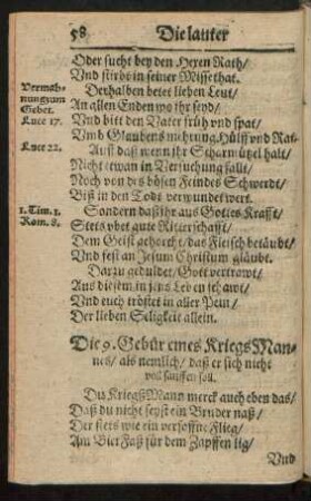 Die 9. Gebür eines Kriegs Mannes ...