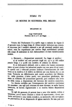 225-230, Le misure di sicurezza nel Belgio