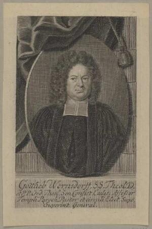 Bildnis des Gottlieb Wernsdorff