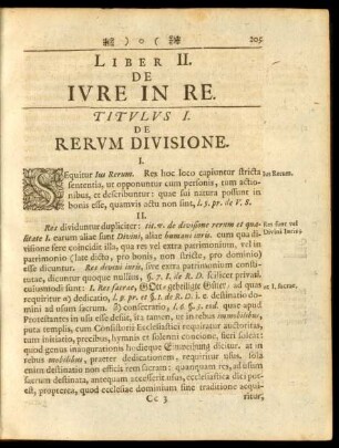 Titulus I. De Rerum Divisione