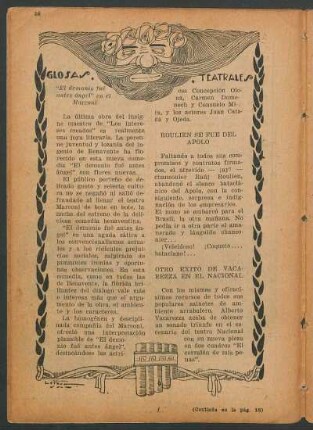 Glosas teatrales