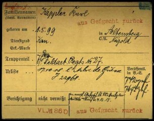 Kappler, Karl - Karnatz, Fritz