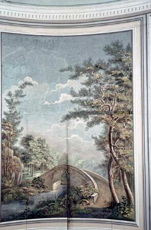 Landschaftspanorama mit Brücke