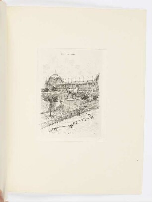 Champ de Mars - l’arrosage – des jardins, Blatt 25 der Folge "L’Exposition Universelle 1878"