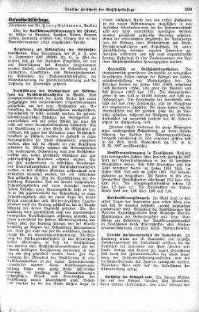 Verordnung zur Bekämpfung der Geschlechtskrankheiten [Gesundheitsfürsorge]