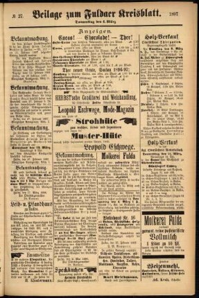 Zweite Ausgabe vom Donnerstag, den 04. März 1897.