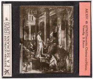 Tintoretto: Chrisus vor Pilatus (Reihe AK XIV, Nr. 49, Seestern-Nr. 67565)