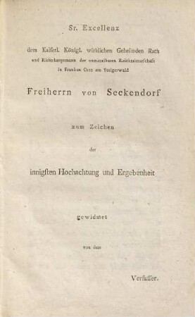 Ueber eigenmächtige Exemtionen reichsritterschaftlicher Mitglieder